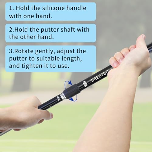 5 Pack Adjustable Golf Putters for Men and Women - Two-Way Design, Suitable for All Ages