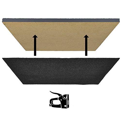 Gun Storage Solutions Rifle Rods Starter Kit with Shelf Liner, 20 Rods & 30x19 Inch Orange Liner