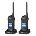 Retevis Ailunce HA1G GMRS Two-Way Radio Pack, Black, Waterproof IP67, 2800mAh Battery for Offroad