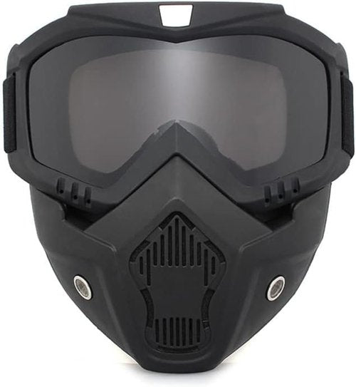 Paintball Anti-Fog Face Mask, Full Face Protective Face Mask, Removable & Adjustable for CS Games, Halloween, Movie Props Role-Playing