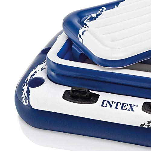 Inflatable Beverage Cooler Float with Lid - Mega Chill II 72 Can Capacity - Variation 1