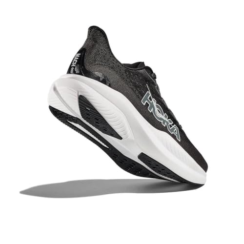Hoka Men’s Mach 6 Running Shoes - Size 9.5, Black/White