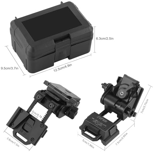 Gexmil Black CNC PVS-15/18 Night Vision Goggles Helmet Mount for L4 G24 NVG