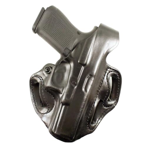 DeSantis Leather Right Hand Thumb Break Gun Holster for 19, 23, 32, 45