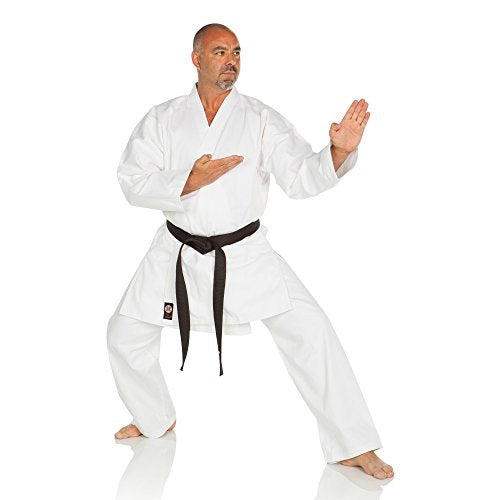 Ronin Medium Weight Karate Gi - White 6 / White Belt Included