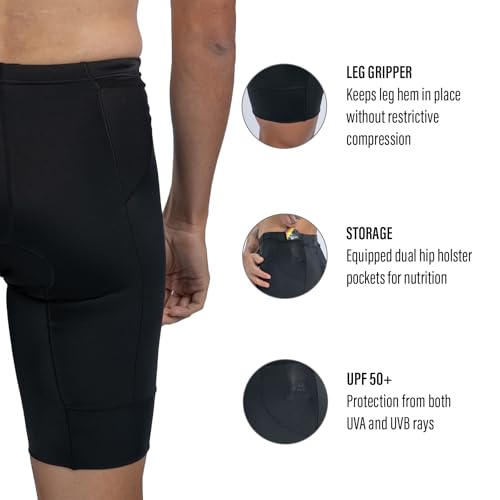 Zoot Men's Core Tri 9" Running Shorts - Medium, Jet Black