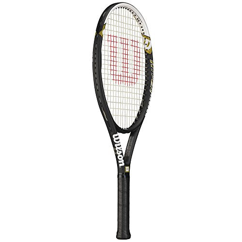Wilson Hyper Hammer 5.3 Adult Tennis Racket Grip Size 3 Black/White/Gold