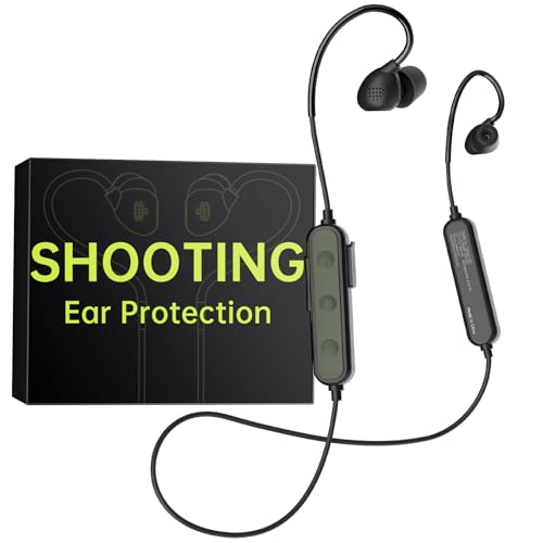 Syndesmos Bluetooth Shooting Ear Protection Earbuds - Black-Green
