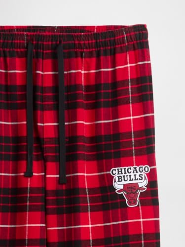 NBA Team Logo Pajama Lounge Pants - Chicago Bulls Large Red