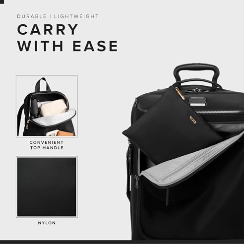 Foldable Travel Backpack - Lightweight, Black/Gold Hardware, One Size