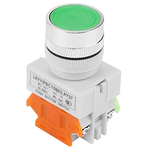 22mm Emergency Stop Push Button Switch Auto Reset Flat Head