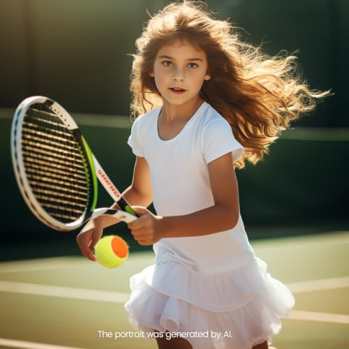 Kids Tennis Balls - Orange 12 Pack Low-Compression Training Balls for Beginners