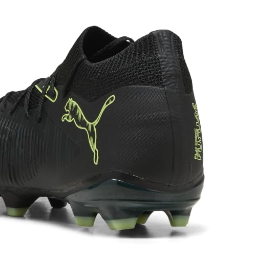 Soccer Cleats for Men Future 8 Match Firm Ground Artificial Turf - Black / Fizz Light / Green, Size 11