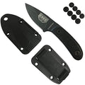 ESEE Candiru Fixed Blade Knife Black Handle & Blade - Survival Tool