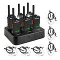 Retevis RB26H GMRS Long Range Walkie Talkies with Earpiece & 6-Way Charger
