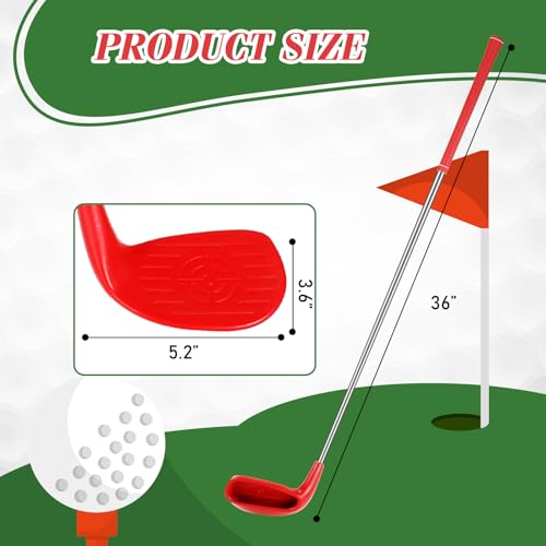 Left Hand 36 Inch Golf Club Set with Oversize Heads - Backyard Practice & Training