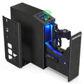 Biometric Gun Safe for Handgun with Passcode Key - Nightstand Safe, Quick Access