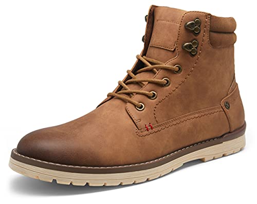 Men's Waterproof Hiking Boots Casual Chukka Shoes - Brown 10.5 Bmy8071
