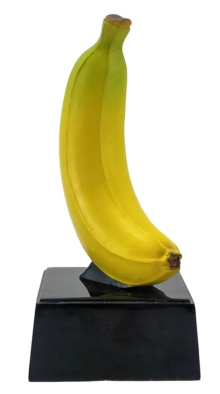 Decade Awards Banana Trophy – Celebrate the Top Banana Award – Great Engraved Recognition for Everyone - Custom Engraved Plate on Request (7 Inch)