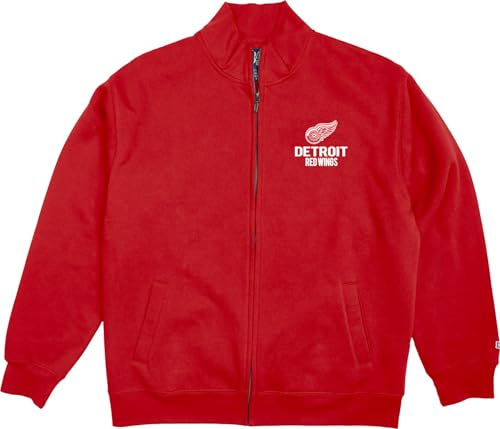 Detroit Red Wings NHL Unisex Full Zip Sweatshirt - Team Color, XX-Large