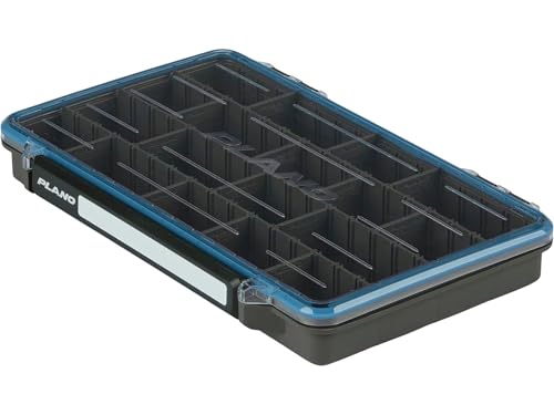 Plano Waterproof StowAway 3700 Tackle Box 4-Pack - IPX7, Rusticor, Clear Lid
