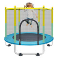55-Inch Indoor & Outdoor Kids Trampoline - Safe Toddler Jumping Play
