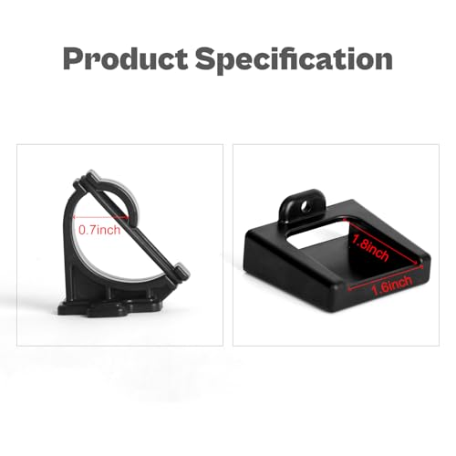 Fishing Rod Rack Clips and Holders Kit - Customize Your Own Rod Storage - Includes Drywall Anchors