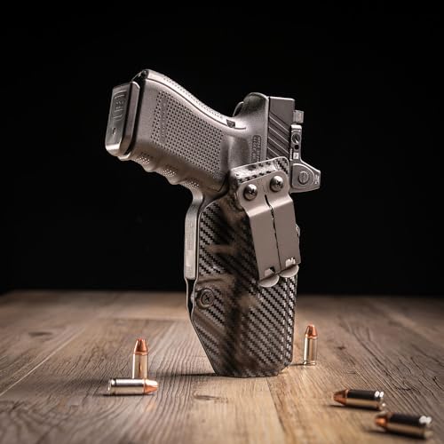 Tulster Black Carbon Fiber IWB Holster for Sig P365 FUSE Optic & Concealed Carry