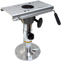 POROHOM 13-19 Inch Adjustable Boat Seat Pedestal with Slide Locking Height