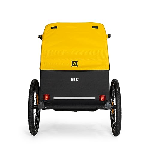 Burley Bee 2-Seat Kids Bike Trailer - Lightweight, Safe & Adjustable