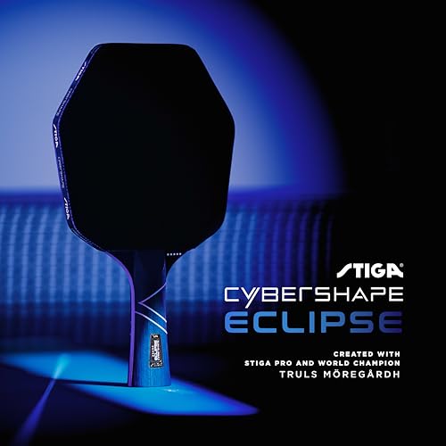 STIGA Cybershape Eclipse Ping Pong Paddle - Elite Control & Spin