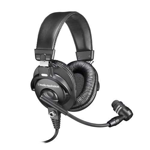Audio-Technica BPHS1 Broadcast Stereo Headset with Dynamic Cardioid Boom Mic - Headset