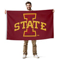 Iowa State Cyclones NCAA Flag - Nylon 3' x 5' Red and Gold College Banner