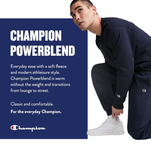Champion Men's Open Bottom Fleece Sweatpants - Large / Black - Regular & Big & Tall Fit
