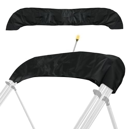 HWEIUA Oversize Bimini Top Storage Boot Cover 103" Waterproof Canvas Boat Cover
