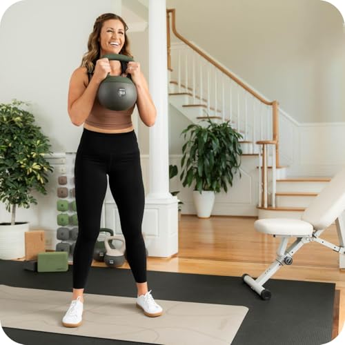 Soft 25LB Kettlebell Set for Home Strength Training - Safe Eco-Friendly Fitness Equipment