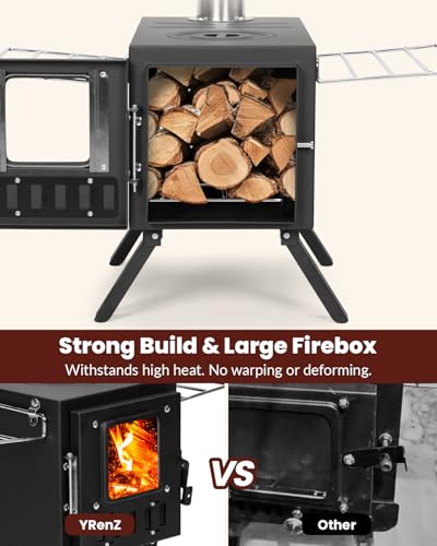High Airtight Wood Stove for Camping Tent Outdoor Camping Equipment