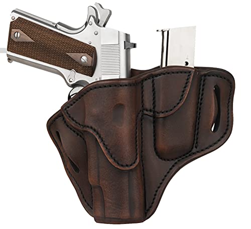 1791 Gunleather Vintage Brown 1911 Holster & Mag Pouch - Fits 4-5 Inch Barrels