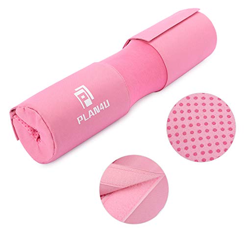 Pink Barbell Squat Pad for Bench Press - Women & Men Gym Weightlifting
