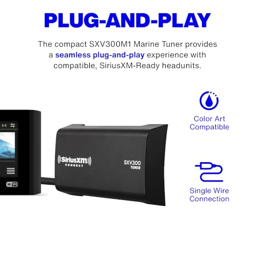 SiriusXM Marine Tuner SXV300M1 Satellite Radio Antenna for Boats