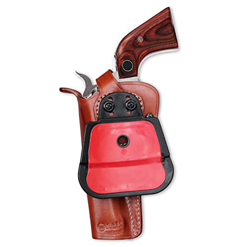 MASC OWB Leather Revolver Holster for Vaquero .45 4.62-inch, Right Hand Carry