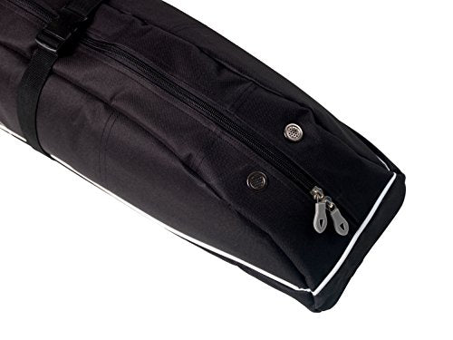 Athletico Diamond Trail Padded Ski Bag - Black 185cm Ski Travel Case