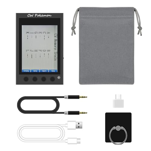 Hamgeek Pro Morse Code Trainer with 2.8" Screen for Telegraph Practice & Learning