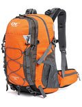 Diamond Candy Orange 40L Waterproof Hiking Backpack for Men and Women