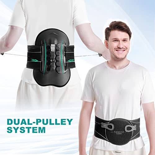 Adjustable Lumbar Back Brace with 3D Pad Support for Sciatica & Herniated Discs - One Size Heavy