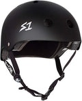 S-ONE Lifer Helmet Black Matte XL 22.5" Skateboard BMX Roller Skating Protective Gear