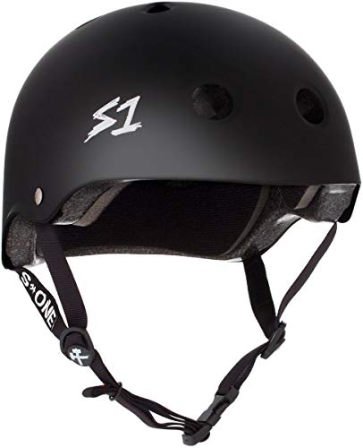 S-ONE Lifer Helmet Black Matte XL 22.5" Skateboard BMX Roller Skating Protective Gear