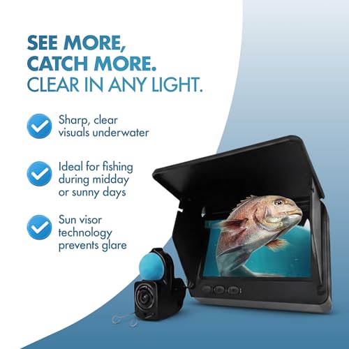 Underwater Fishing Camera - Portable Fish Finder for Ice & Open Water