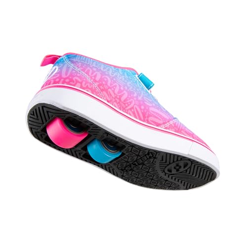 Heelys Women's Pro 20 X2 (Little Kid/Big Kid/Adult) Cyan/Pink/White 6 Medium