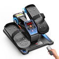 Under Desk Elliptical Machine Black Portable Low-Impact Exercise Equipment